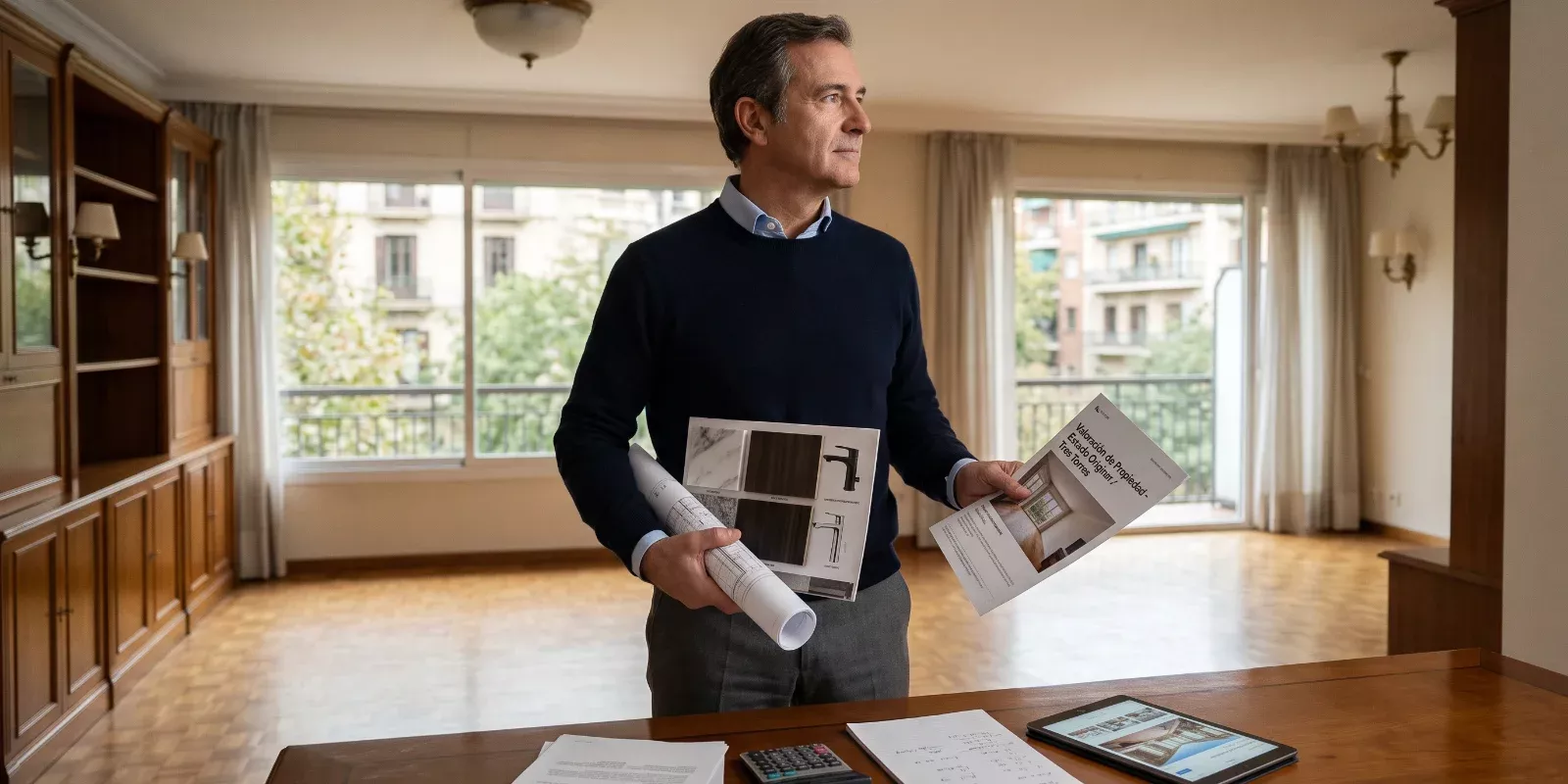 Invertir 100.000€ en reformar piso en Tres Torres: ¿Renta antes de vender? | Sergi Esquefa